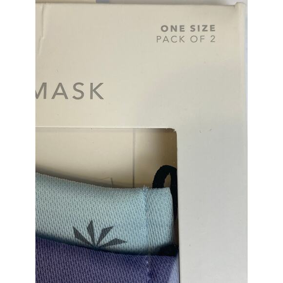 Athleta Activate Set of 2 Face Masks New in Box - Picture 2 of 7